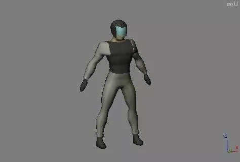 Adam Hero Cartoon Character 3d model