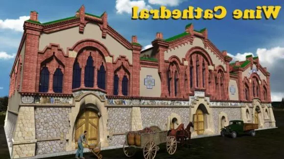 Wine Cathedral Ancient Building 3d model Wine Cathedral Ancient Building 3d model