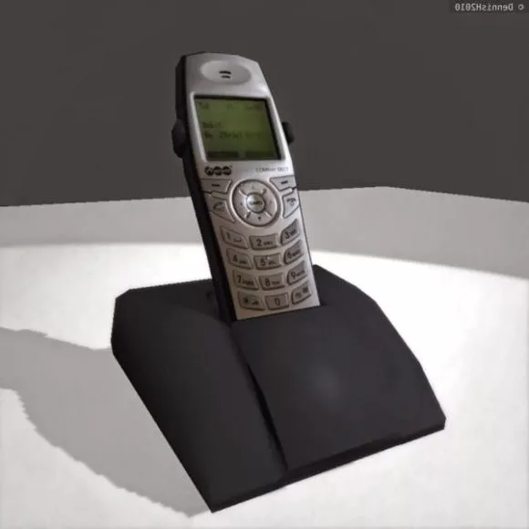 Wireless Office Phone Nokia Style 3d model Wireless Office Phone Nokia Style 3d model
