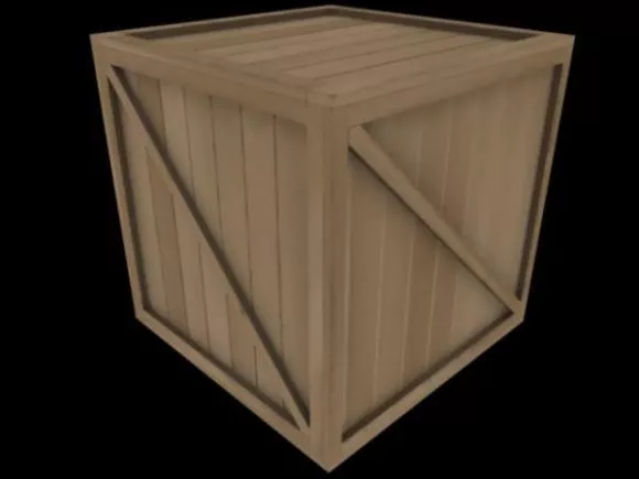 Plastic Crate 3d model