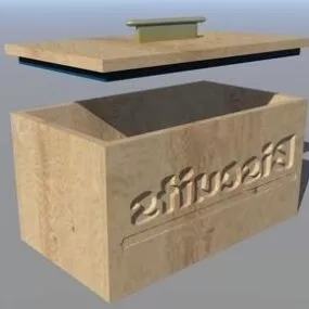 Biscuit Box 3d model