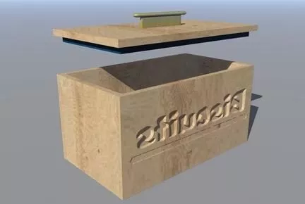 Biscuit Box 3d model Biscuit Box 3d model
