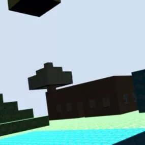 Creator Block Gaming Object 3d model
