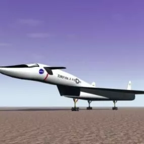 North American Aviation Xb70 Valkyrie 3d model