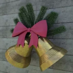 Xmas Bells Decoration 3d model