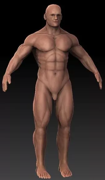 Comic Character Galactic Warrior 3d model