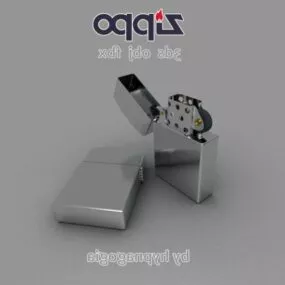 Zippo Fire 3d model