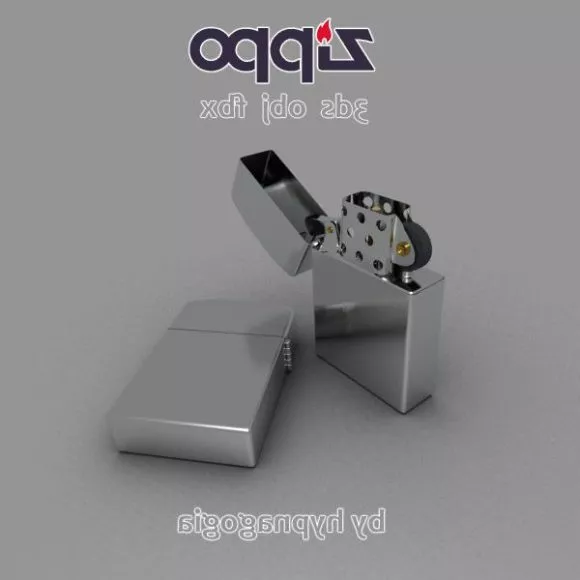 Zippo Fire 3d model Zippo Fire 3d model