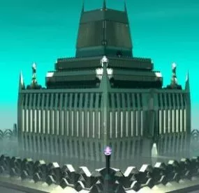 Tomb Temple Building 3d model