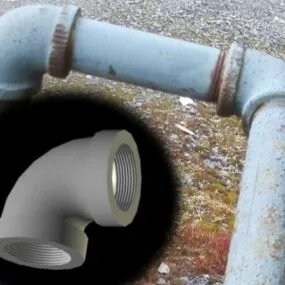 90 Degree Joint Pipe 3d model