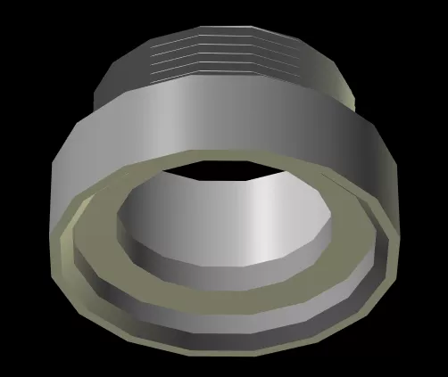 Curved Pipe Rail Street Equipment 3d model