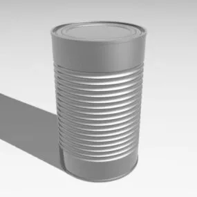 Aluminum Barrel Storage 3d model