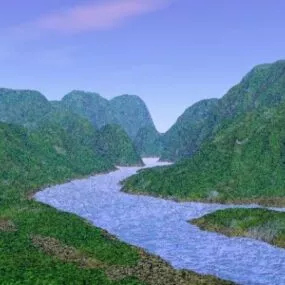 Amazon Jungle 3d model