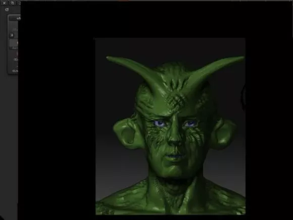 Medieval Man Head Character 3d model