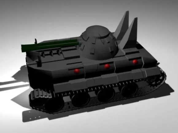Avia Futuristic Vehicle 3d model