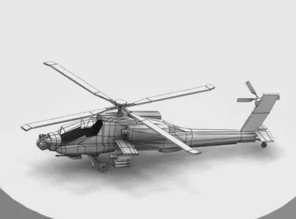 Apache Helicopter 3d model Apache Helicopter 3d model