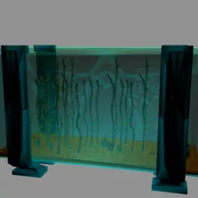 Aquarium Scifi Style 3d model