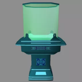 Aquarium Exhibition 3d model