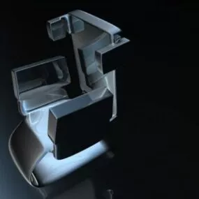 Armchair Plastic 3d model