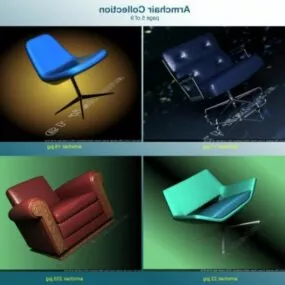 Armchair Collection 3d model