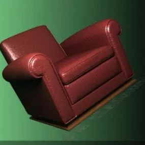 Leather Armchair Collection 3d model