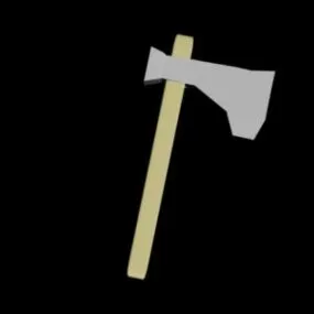 Lowpoly Axe Weapon 3d model