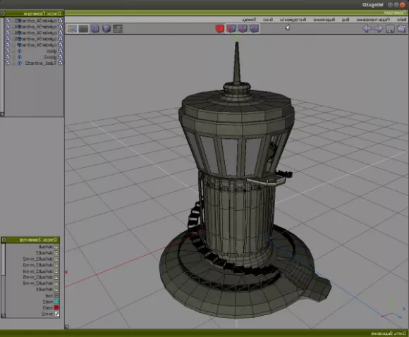 Scifi Tower Station 3d model Scifi Tower Station 3d model