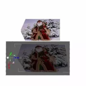 Gift Tag Decoration 3d model