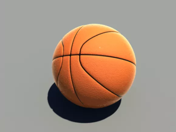 Realistic Basketball Ball 3d model Realistic Basketball Ball 3d model