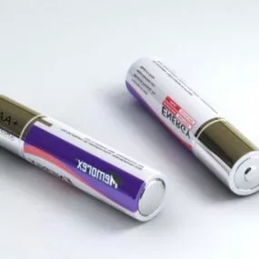 Electric Battery Set 3d model