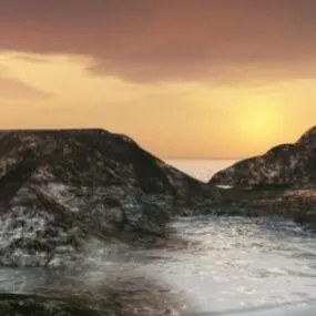 Bay Landscape 3d model