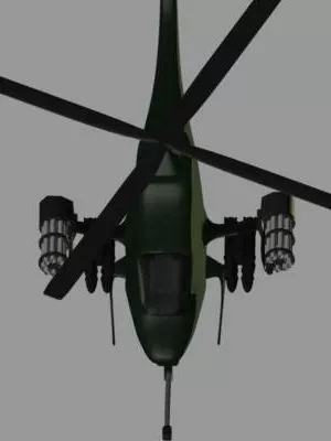 Ch47 Chinook Helicopter 3d model