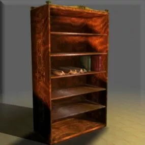 Old Bookcase 3d model