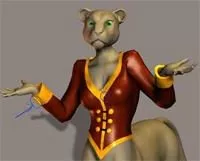 Chakat Animal Character 3d model