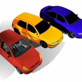 Car Vehicle Set 3d model