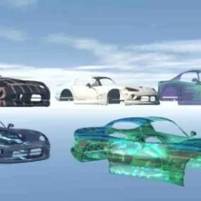 Frame Of Car Paint Pack 3d model