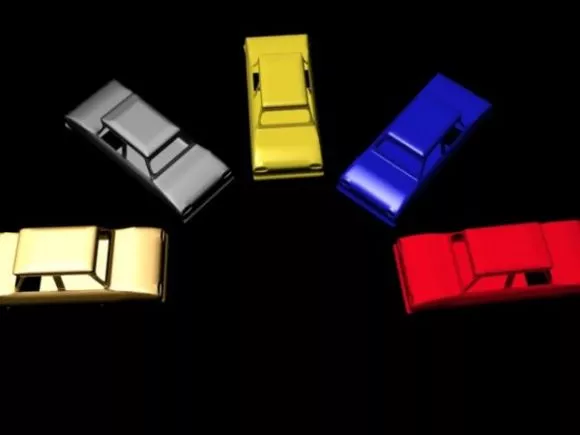 1800s Delivery Buggy Cart 3d model