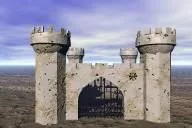 Western Rock Castle 3d model