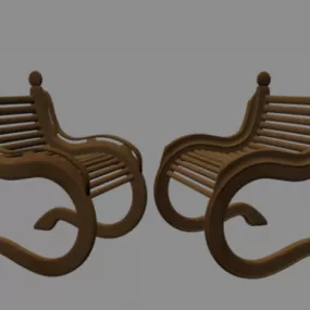 Outdoor Chair Furniture Set 3d model
