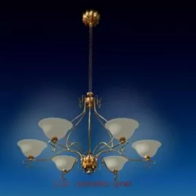 Chandelier Vintage Style 3d model