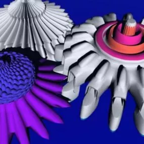 Circular Complex Shape 3d model