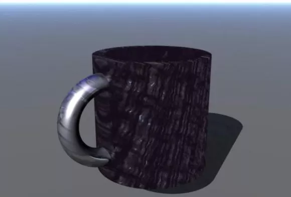 Coffee Machine With Glass Mug 3d model