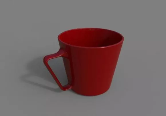 Dark Steel Coffee Mug Free 3d Model - .3ds, .Blend, .C4d, .Dae, .Fbx ...