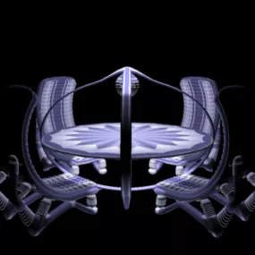 Scifi Work Meeting Table Concept 3d model