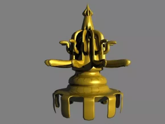 Iron Conical Equipment 3d model Iron Conical Equipment 3d model