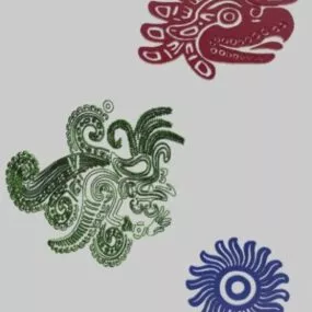 Vintage Decorative Motives Paper 3d model