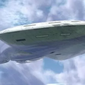 Space Cargo Spaceship 3d model