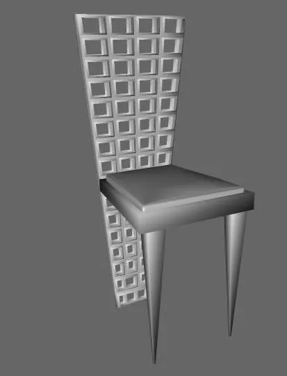 Designer Chair 3d model Designer Chair 3d model