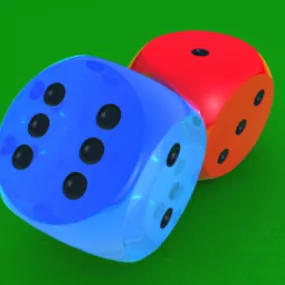 Dice Game 3d model