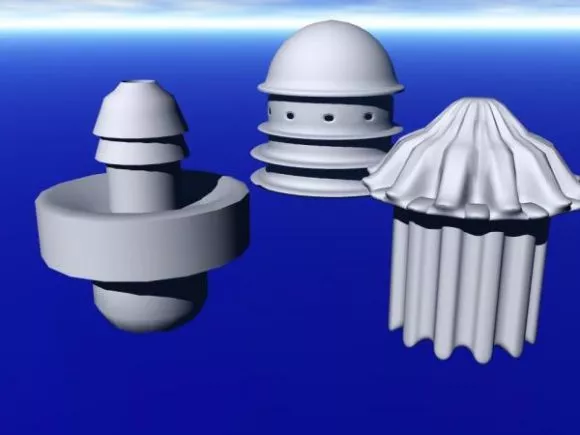 Dome Shape Group 3d model Dome Shape Group 3d model